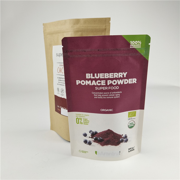 Пищевая упаковка Материал на заказ Цифровая печать Стоящие рюкзаки с резьбой Противовоздушный пакет