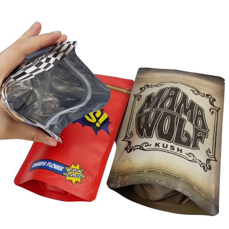 Яньцзян Порт Шиппинг травянистый ладан упаковка в CMYK с стоячей сумкой и резьбой