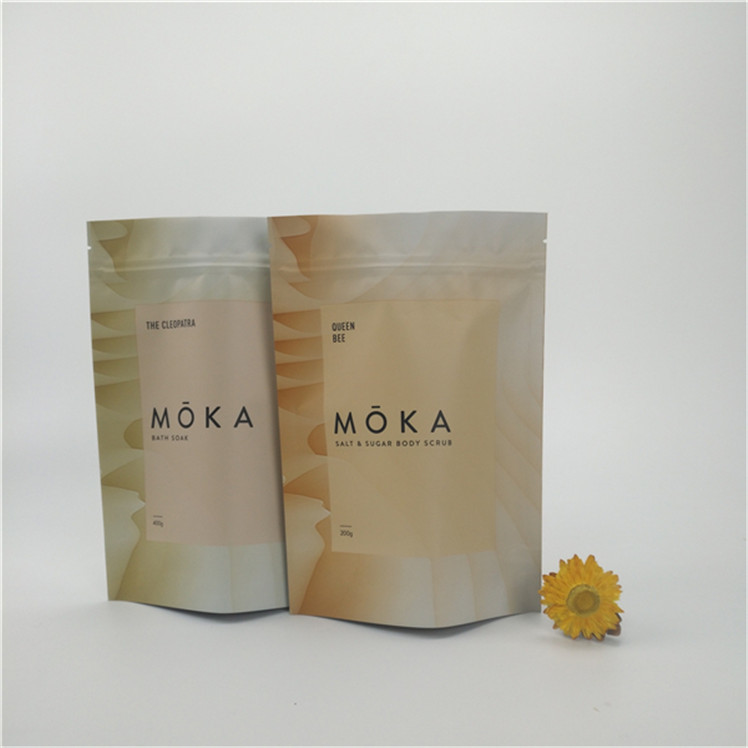 Обеспечение качества Цифровая печатная мешка Тепловая печать Природный океан Морская соль Упаковка мешок