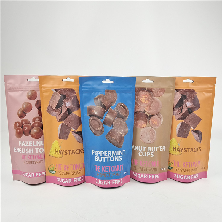 Высококачественный логотип напечатанный на заказ Продвинутые ламинированные стойкие рюкзаки для упаковки закусочных