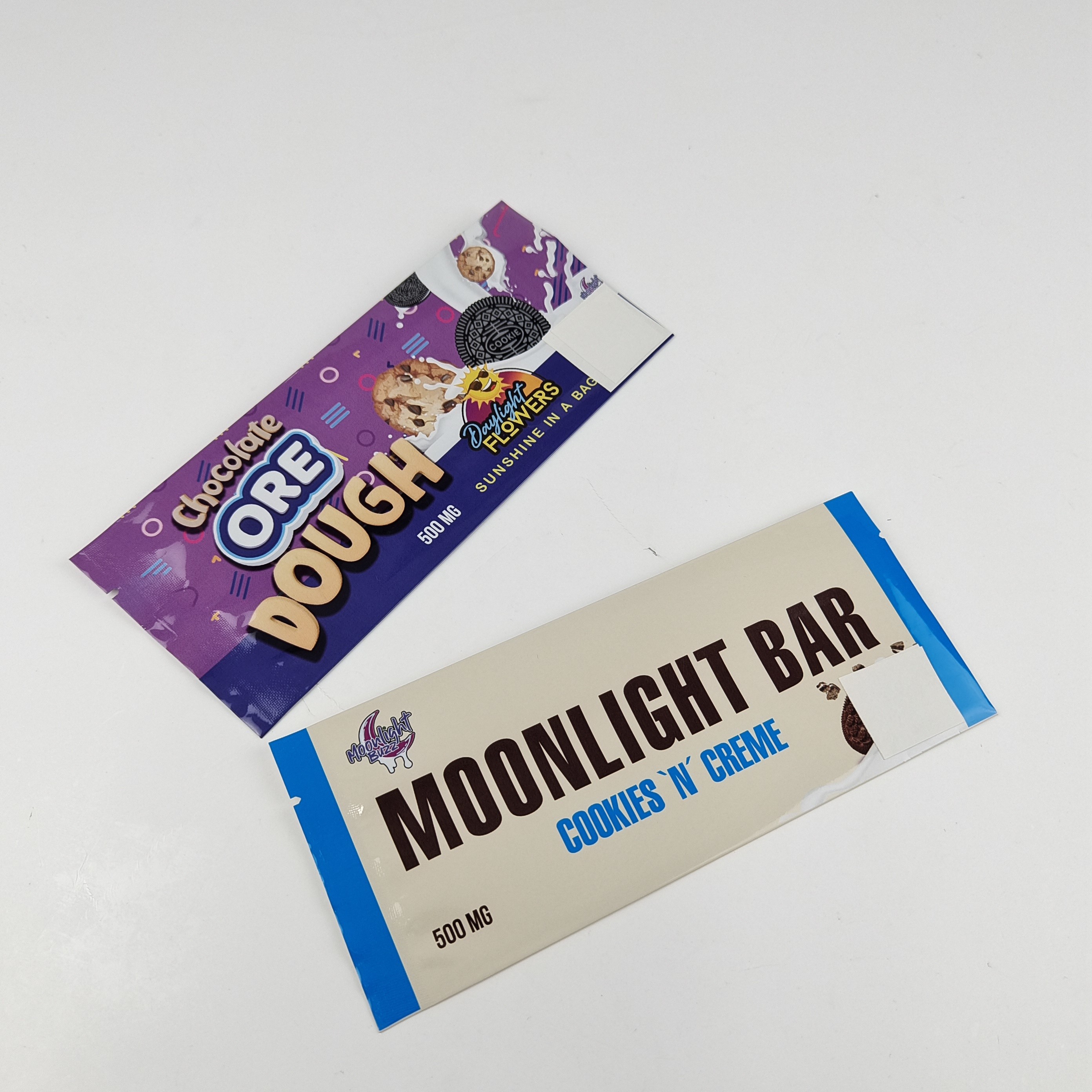 Экологически чистые фольганые оболочки на заказ Напечатанные стойкие сумки Шоколадные энергетические батончики печенье закуска упаковка