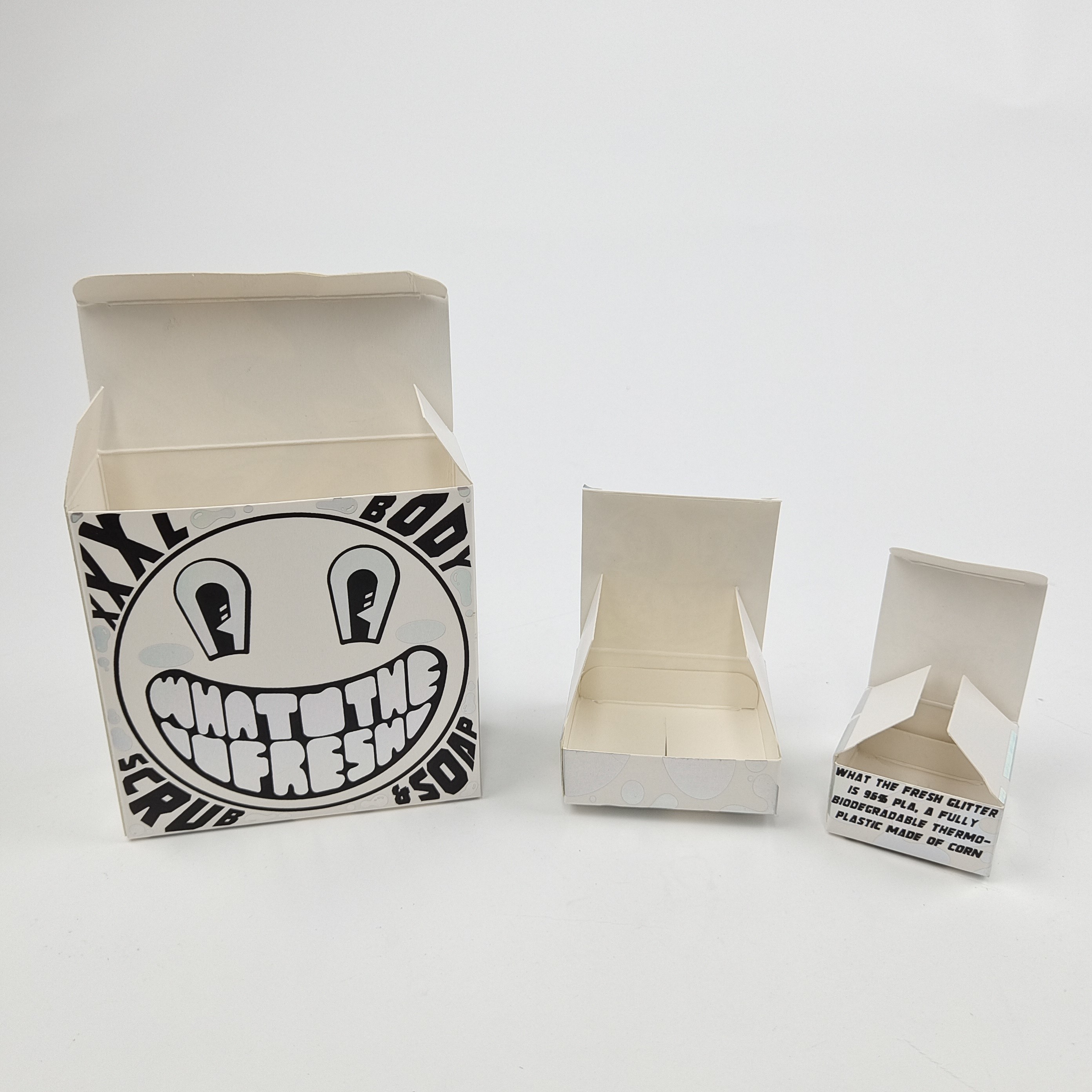 Уникальная блестящая УФ-матовая пленка белый картонный бумажный ящик 400 г для косметического образца argan oil