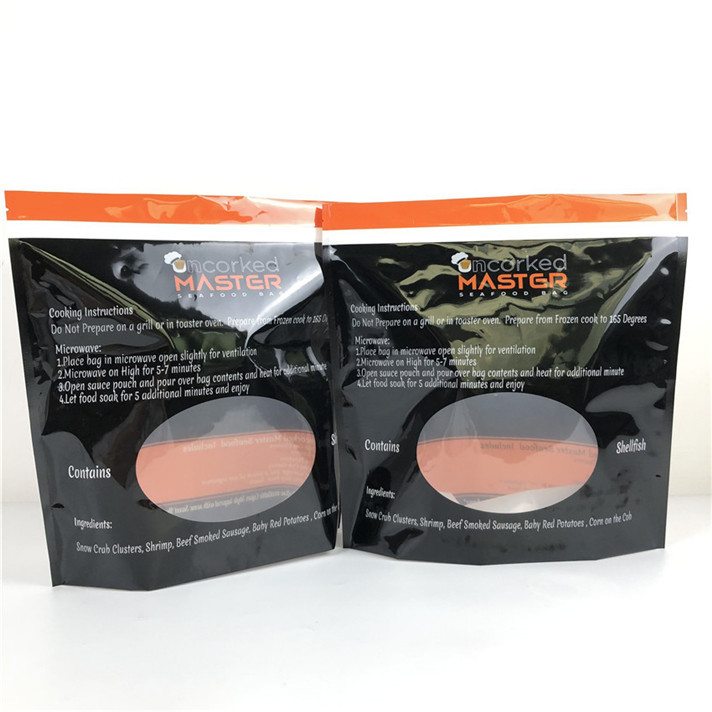 Матт Алюминиевая фольга Стоять вверх Пакет Ziplock гравировки печати на заказ цвет