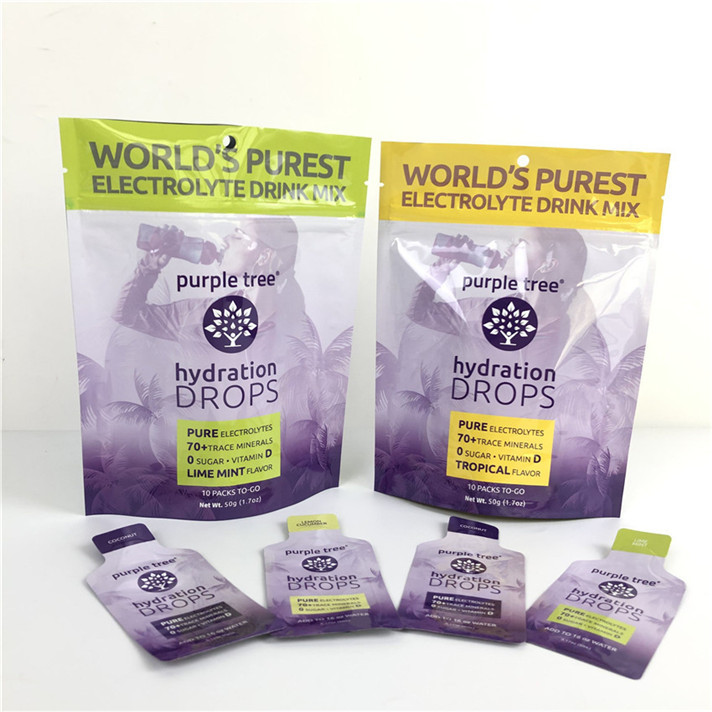 10 цветов на заказ Мат Алюминиевая фольга Вставай Пакет Ziplock Doypack Сумка для еды