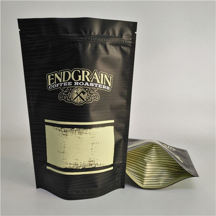 Хранилище Custom Logo Printed Stand Up Zipper Pouch Перезамыкаемая пластиковая кофейная пачка для пищевых продуктов