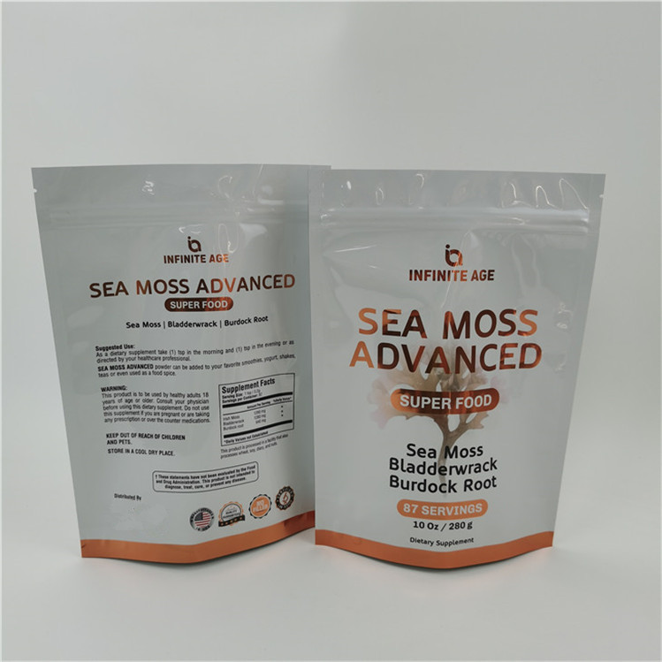 Принимается до 10 цветов Доступно Легкая слезоточивая линия Стоять вверх Сумочка Тепловая уплотнитель Циппер верхний