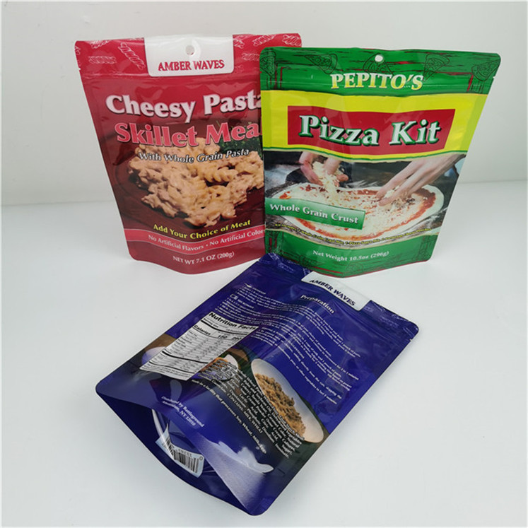 Самый продаваемый экологически чистый склад Custom Logo Printed Stand Up Zipper Bag Перезамыкающийся пластик