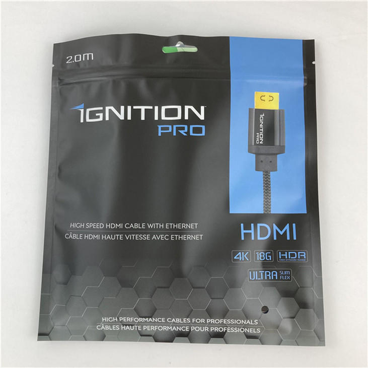 Трехсторонний герметичный Mylar упаковочный мешок плоский мешок с ремешком принимается до 10 цветов доступны