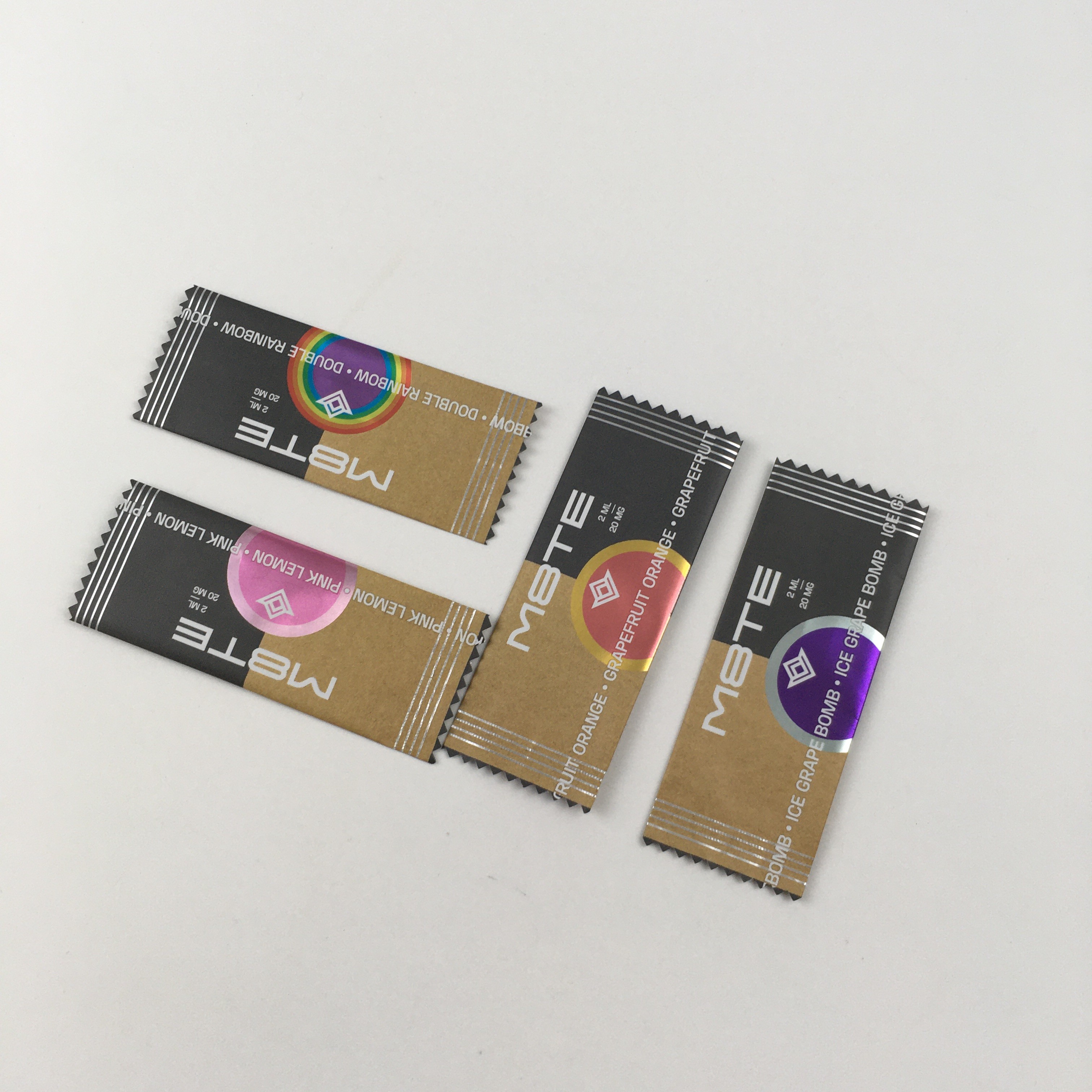 Пустой гибкий ламинированный запечатанный подушечный пакет шоколадный мешок для морозильной пищи