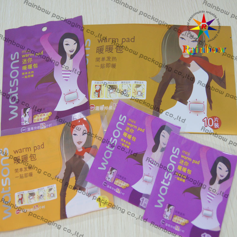 Квартира пластичного косметического компакта замка застежка-молнии упаковывая для теплой пусковой площадки