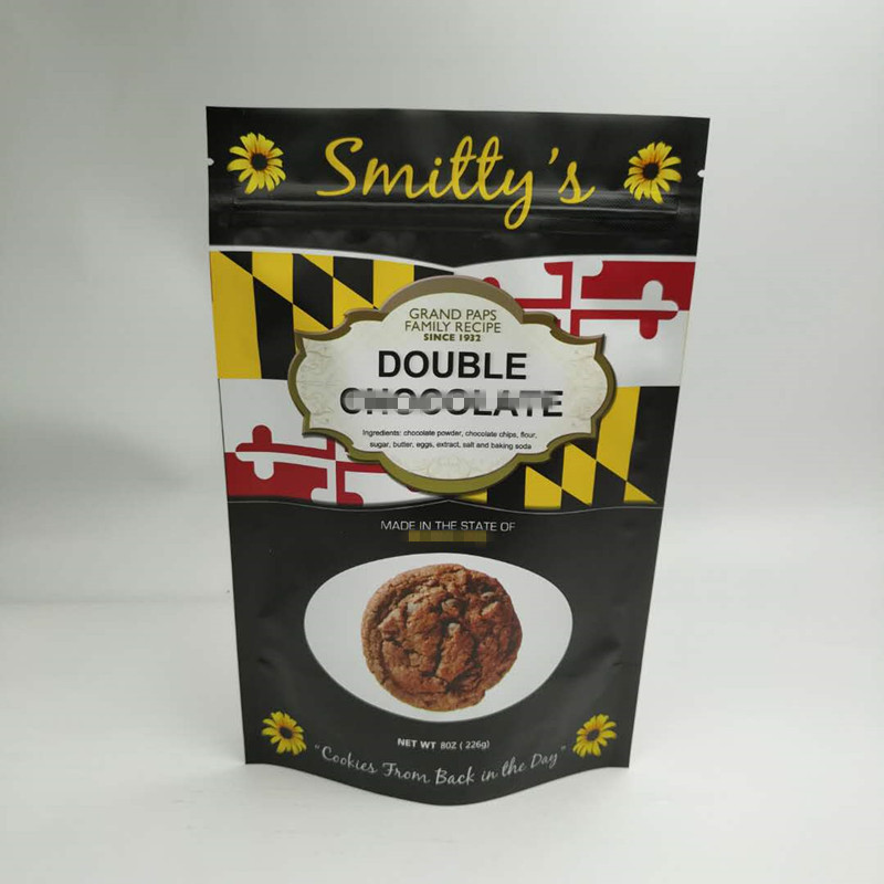 Стойте вверх сумка закуски упаковывая угол бортового уплотнения 3 круглый с молнией