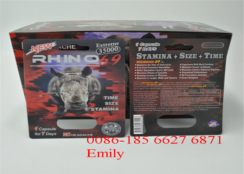 Бумажная материальная карта волдыря упаковывая для всех капсул силы пениса природы ФС9000