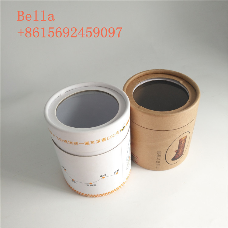 Эко- дружелюбная бумажная коробка упаковывая подгонянную форму с ясным окном