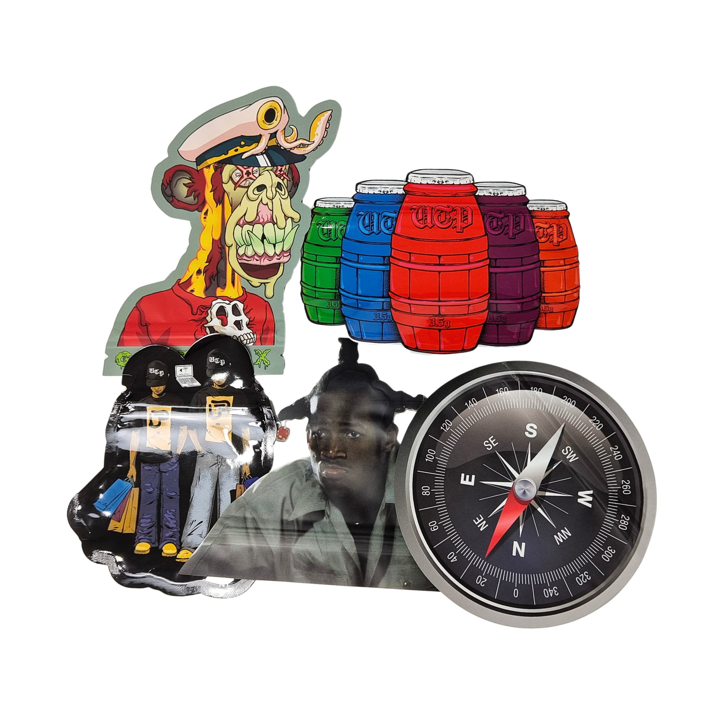 Съедобные 3,5 граммовые пакеты с милером с циплоком специальной формы конфеты травы печенье жвачка