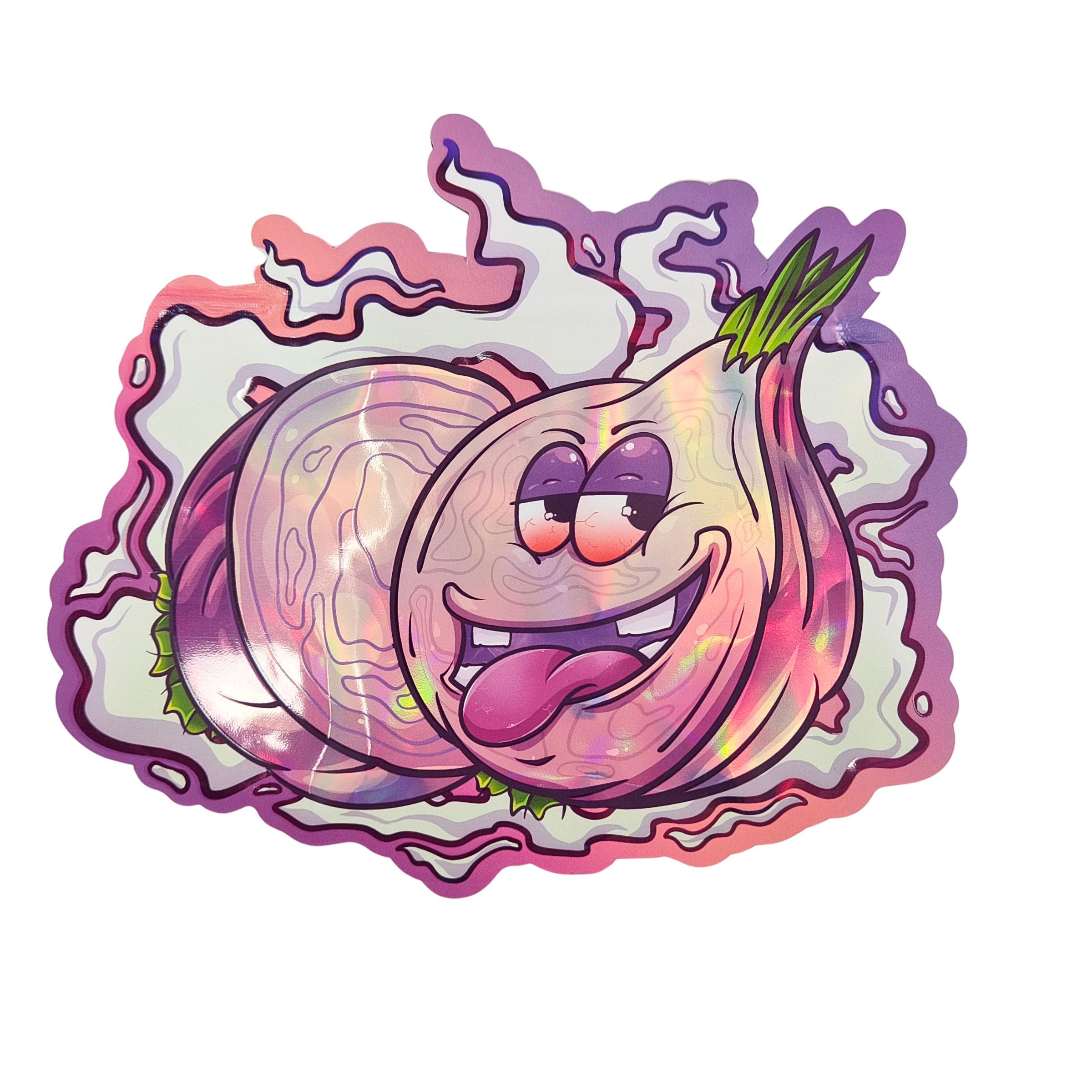 Мягкие голографические мешки с молниеносным резьбой для сладостей