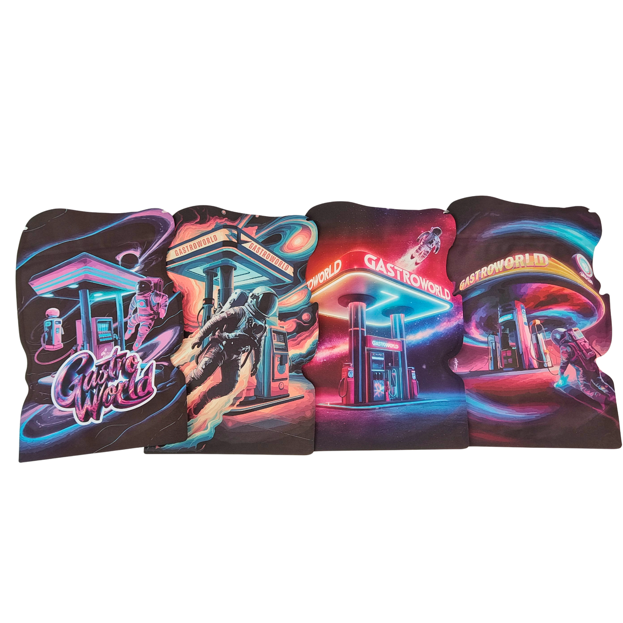 Неправильной формы высеченные майларовые пакеты для печенья, жевательных конфет, табака, ПЭТ-пластиковые пакеты с детской защитой на молнии