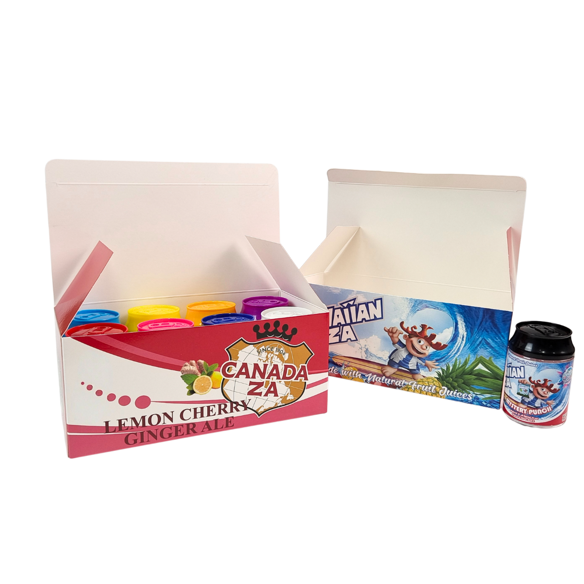 Food-Grade PET Plastic Jars with Twisted Lids 3.5g Soda Can Design