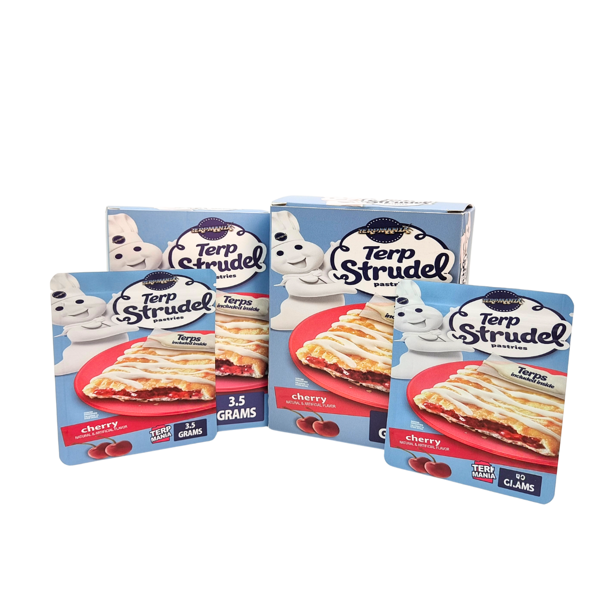 Индивидуальные майларовые пакеты 3,5 г, 7 г, 14 г с защитой от запаха и коробками