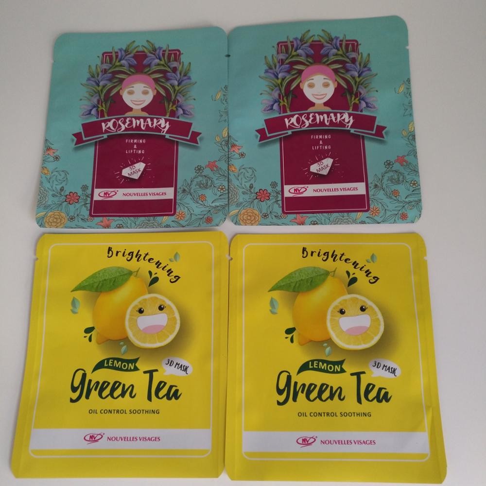 Мат Пластиковая маска для лица упаковка голографическая стержня с лазерной линией рюкзака