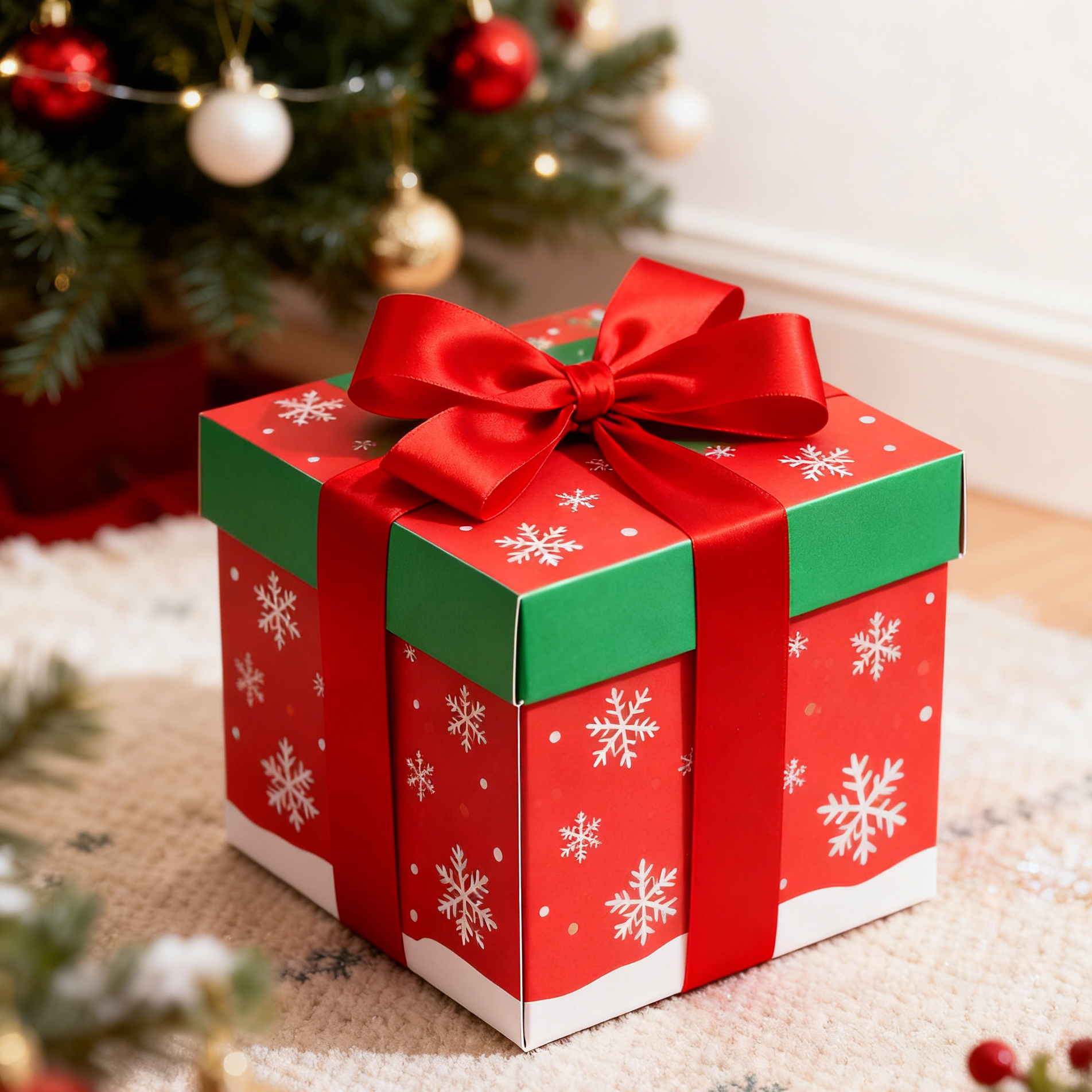 Перерабатываемые биоразлагаемые Kraft прямоугольные коробки для подарков складная крышка лента УФ покрытие матовое индивидуальное День рождения Рождественская коробка для подарков