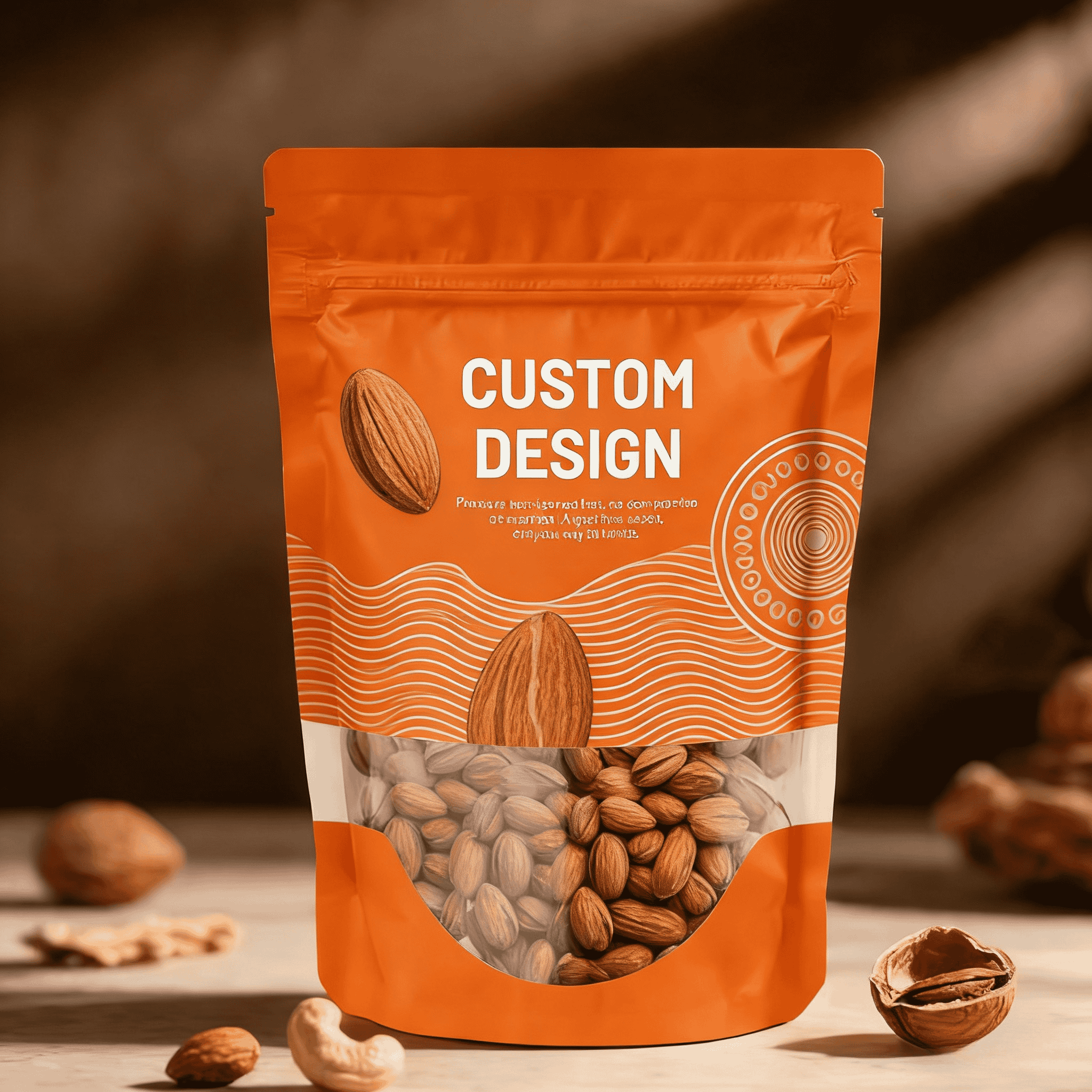 Высококачественный цифровой печатный полиэтиленовый пакет для упаковки пищевых продуктов с тепловым уплотнением