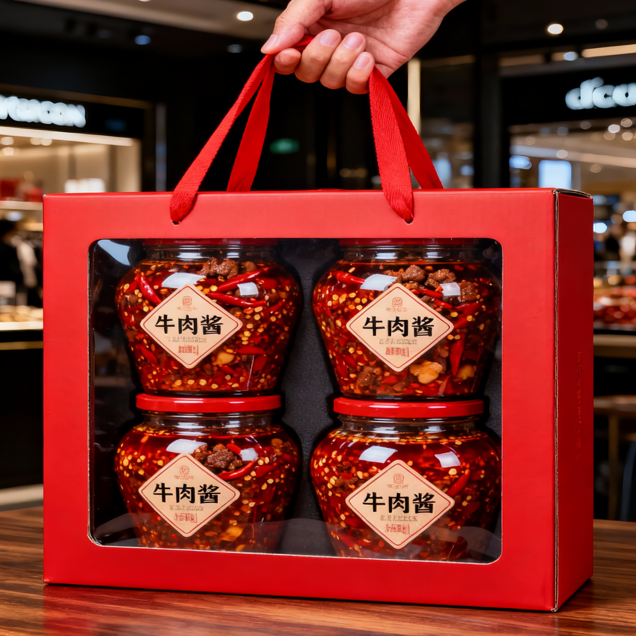 Персонализированная портативная подарочная бумажная коробка с прозрачными окнами Подарочная коробка для вечеринки Конфеты печенье пончики коробка бумажные коробки с ручкой