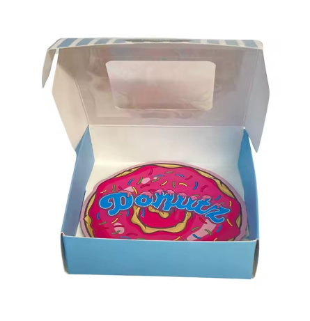 Custom Empty 7g 14g Mylar Bags With Pizza Box Die Cut Zip Lock Glossy Cali Packs Candy 3.5 Smell Proof Mylar Bags With Box Set