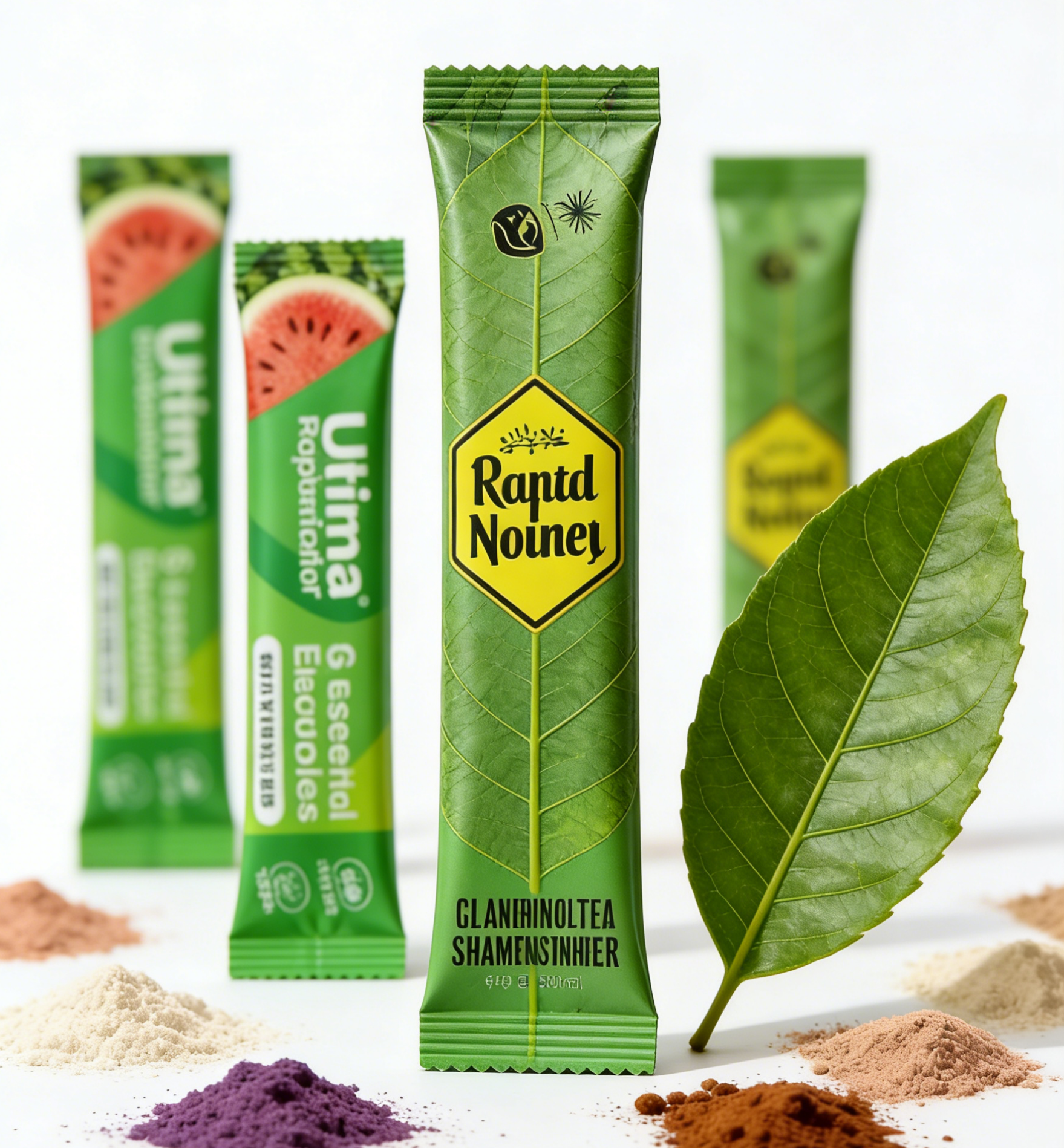 Изготовленный на заказ 1 г, 3 г, 5 г, порошок чая с молоком, коллагеновый порошок, пакетик, термосвариваемый, пригодный для вторичной переработки, ПЭТ, алюминиевая фольга, ламинированная сумка для еды на молнии