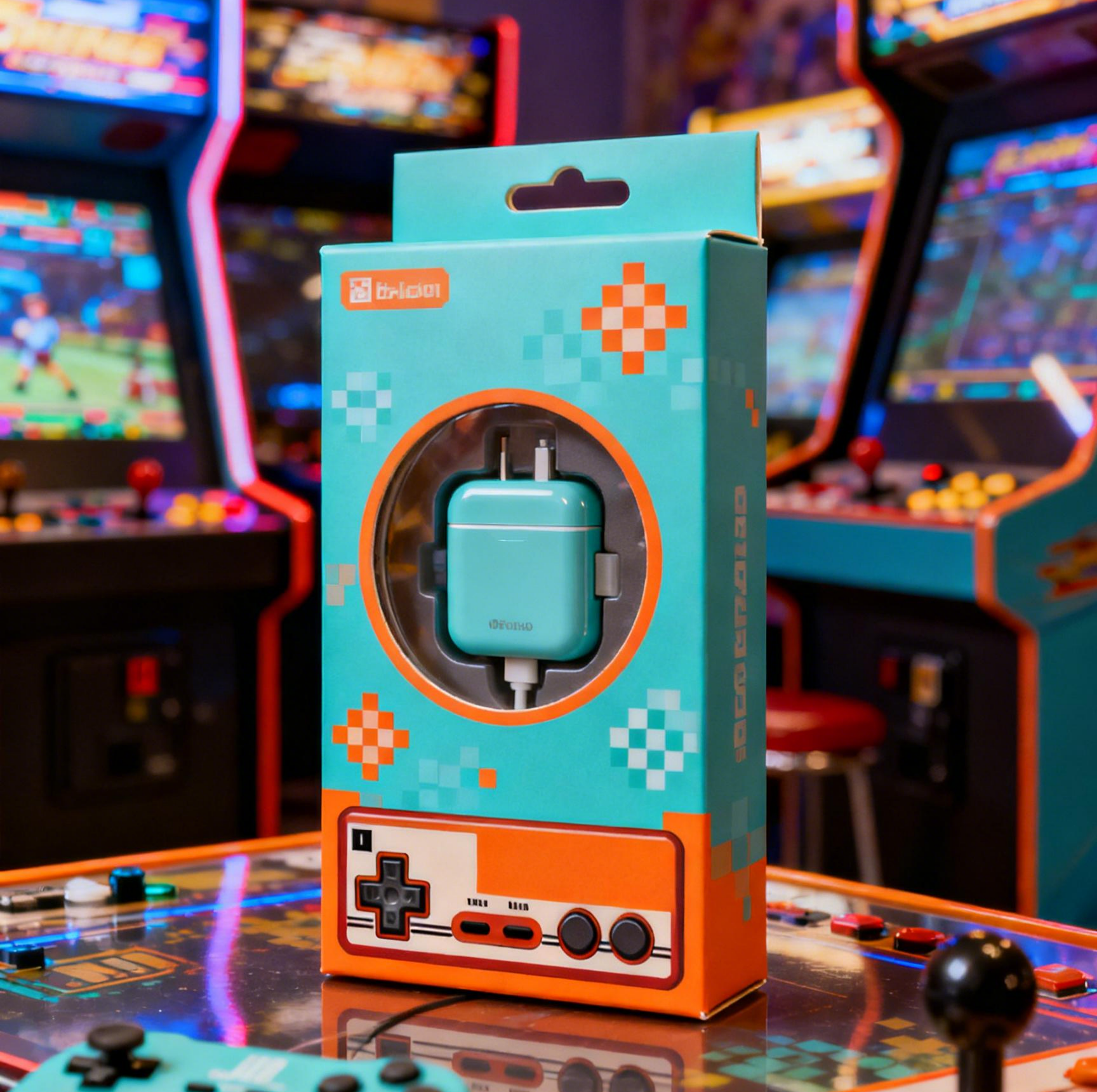 Настраиваемая коробка для упаковки USB-кабелей из бумаги весом 350 г с горячим тиснением