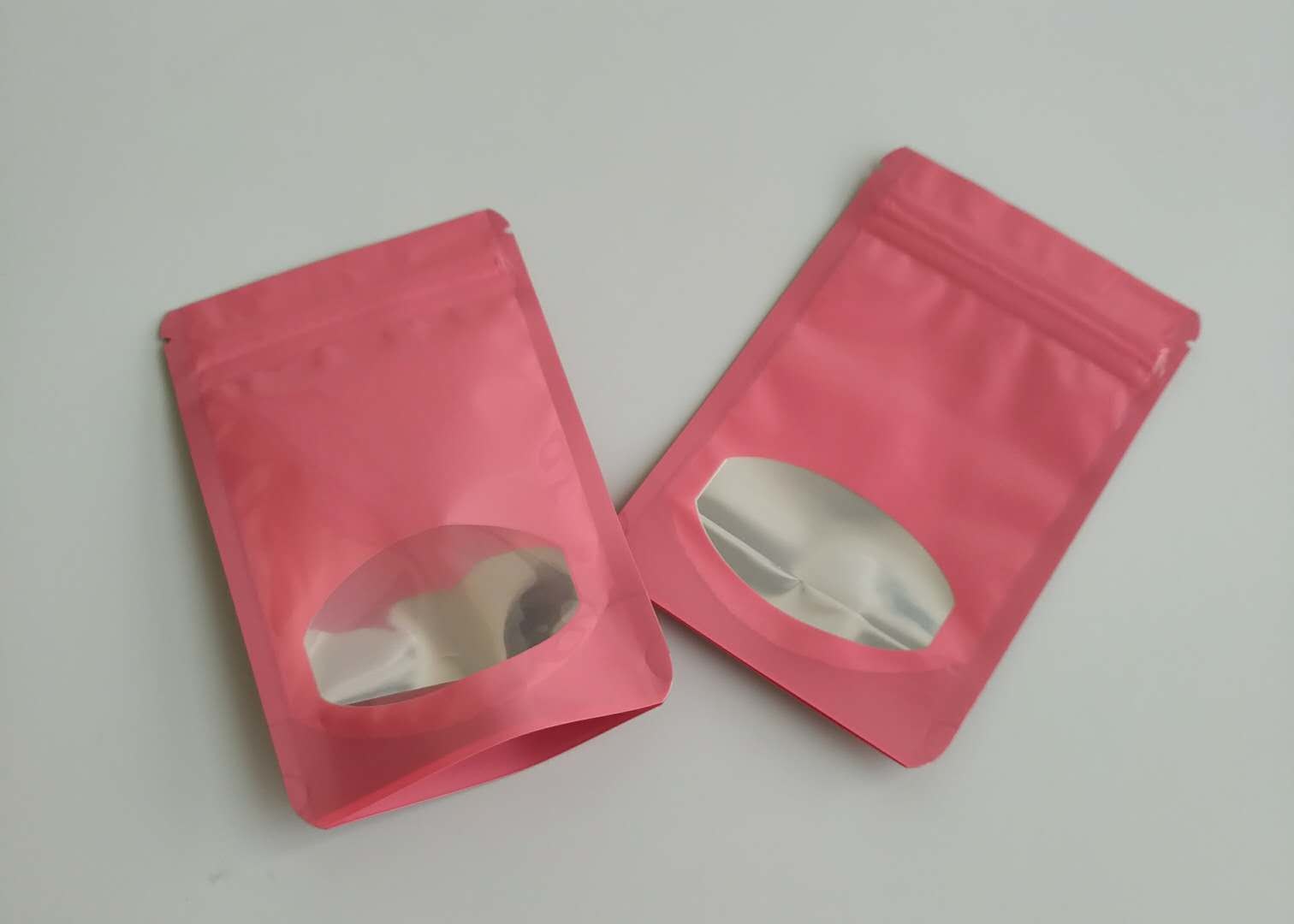 Мешки других цветов пластиковые упаковывая сумки конфеты плода шоколада с ясно окном