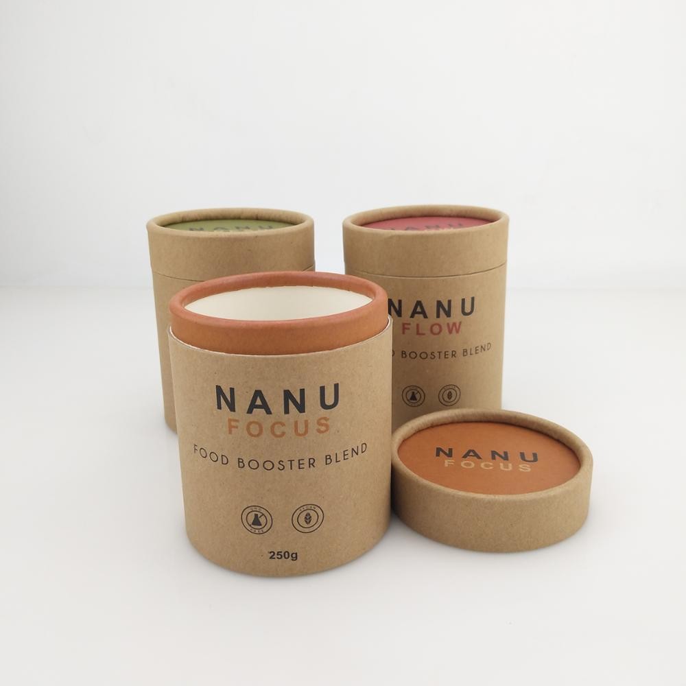 Размер бумажной коробки Эко дружелюбный упаковывая подгонянный цилиндром для упаковки чая