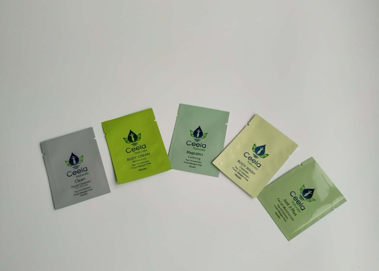 Саше 5мл мешка печатания цифров сумки сливк кожи косметическое упаковывая изготовленное на заказ