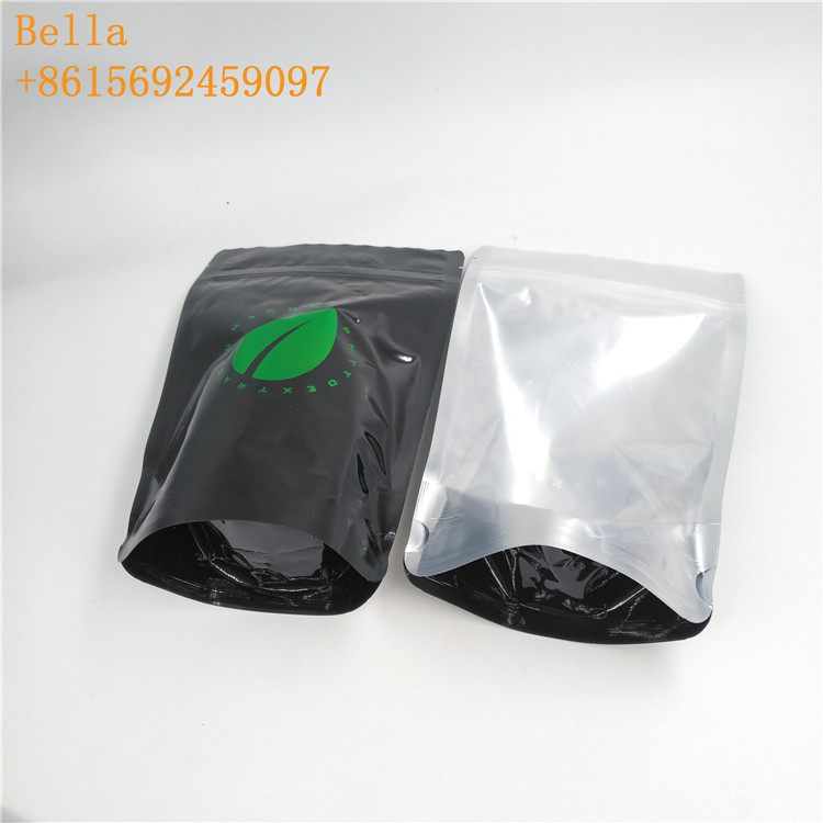 Голографические пластиковые пакетики чая упаковывая сумку еды Эко кофе с одно бортовое ясным