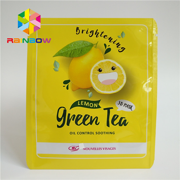 Загерметизированная сторона 3 напечатала Зиплок прокатанную сумками маску глаза алюминиевой фольги лицевую