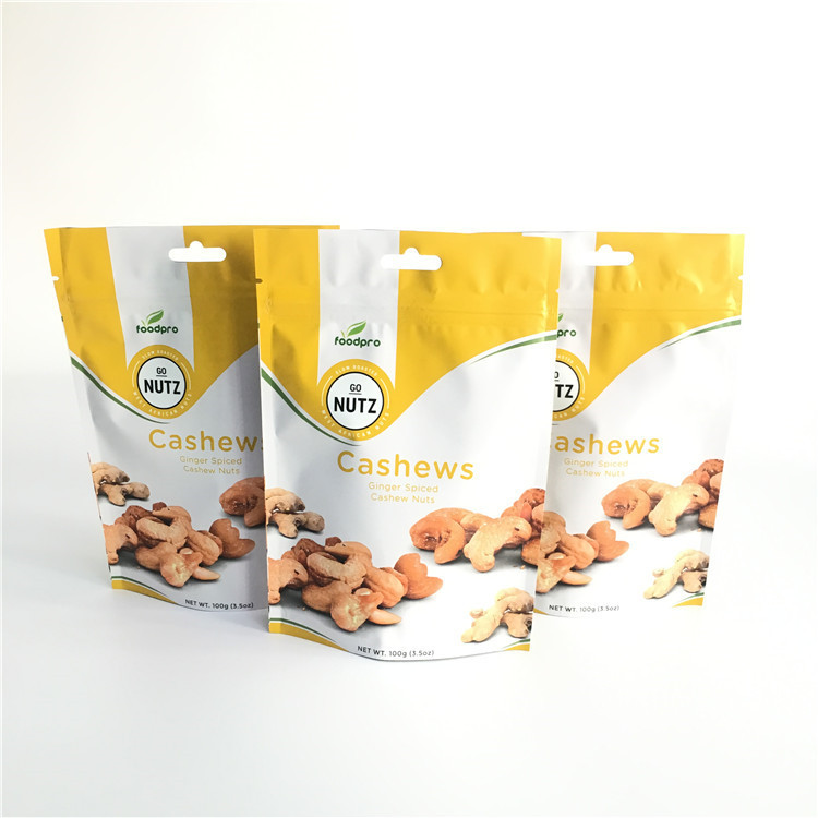 Изготовленная на заказ упаковка пластиковых мешков печатания стоит вверх сумка молнии с одним клапаном пути дегазируя