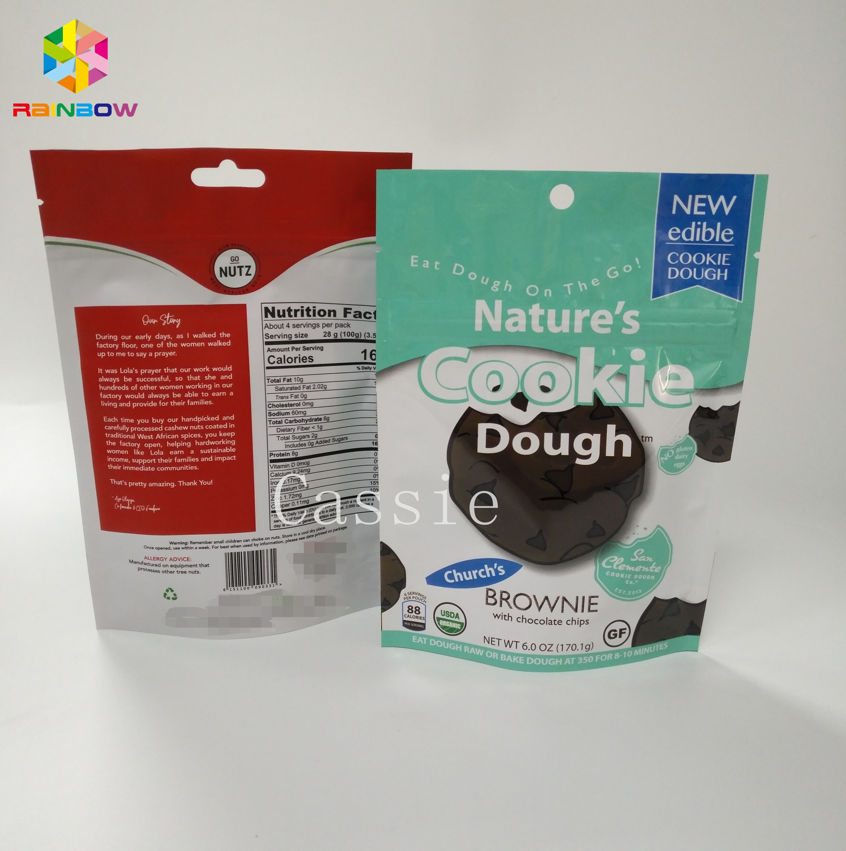 Таможня напечатала сумки закуски упаковывая печенья доказательства запаха стоят вверх мешок с Зиплок