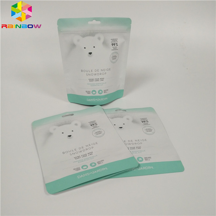 Верхняя часть молнии стоит вверх тело алюминиевой фольги соли для принятия ванны мешка фольги упаковывая Скруб сумки