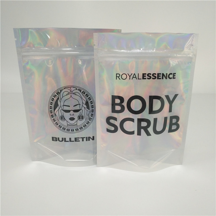 Шиннинг Холограм голографического мешка фольги упаковывая кладет сумку в мешки маникюра порошка яркого блеска Мылар