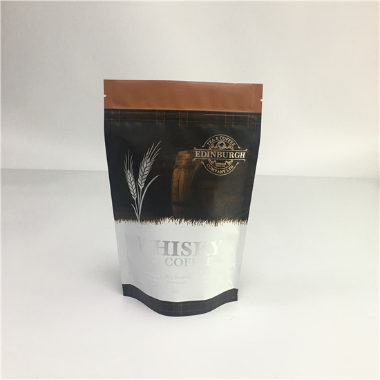 Прокатанная алюминиевая фольга Зиплок стоит вверх мешки, загерметизированные полиэтиленовые пакеты с клапаном