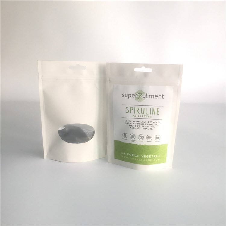 Ресеалабле подгонянные бумажные мешки стоят вверх печатание Гравуре мешков с ясным окном