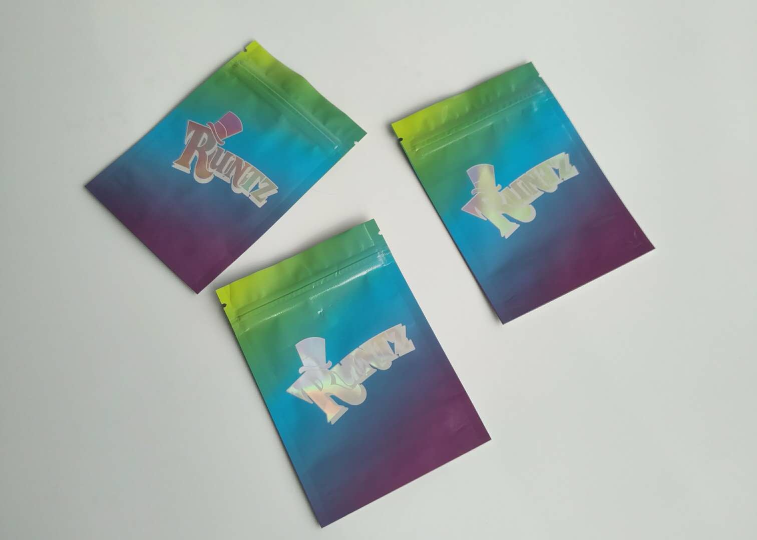 Мешки ребенка устойчивые пластиковые упаковывая фольгу сумки молнии Синди Рунтц законченную