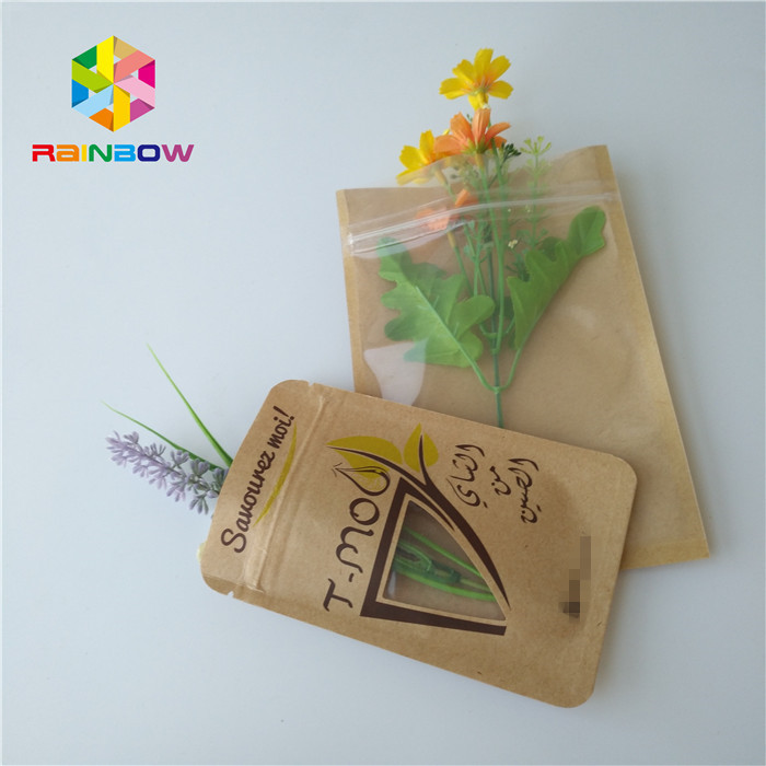 Ресеалабле изготовленные на заказ упаковка печенья алюминиевой фольги уплотнения качества еды 3 бумажных мешков бортовая