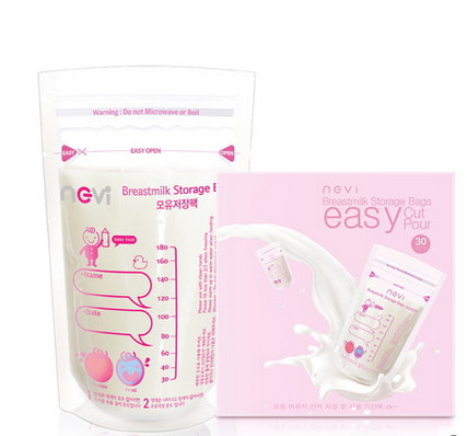 Двойной стойте вверх мешок молнии, жара - загерметизируйте упаковывая хранение грудного молока сумок