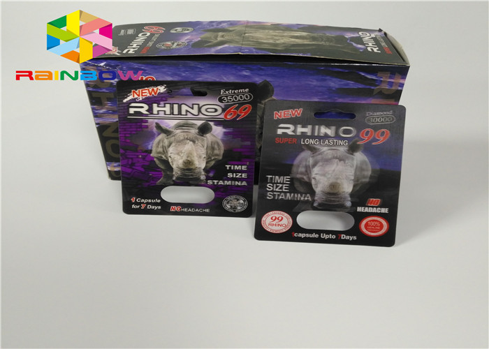 Упаковка таблеток 3д повышения пластиковой карты вставки волдыря бутылки мужская от карт/коробки дисплея