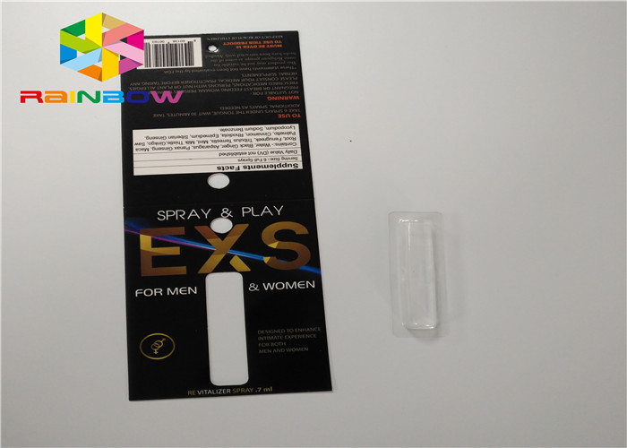 Карта брызг изготовленной на заказ карты волдыря скольжения упаковывая складывая упаковывая бумажная с отверстием