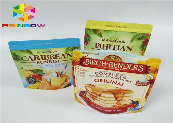 Упаковка сумки порошка протеина Вхэы/чистый порошок протеина Вхэы алюминиевой фольги упаковывая Пагс/стоят вверх Зиплок сумки