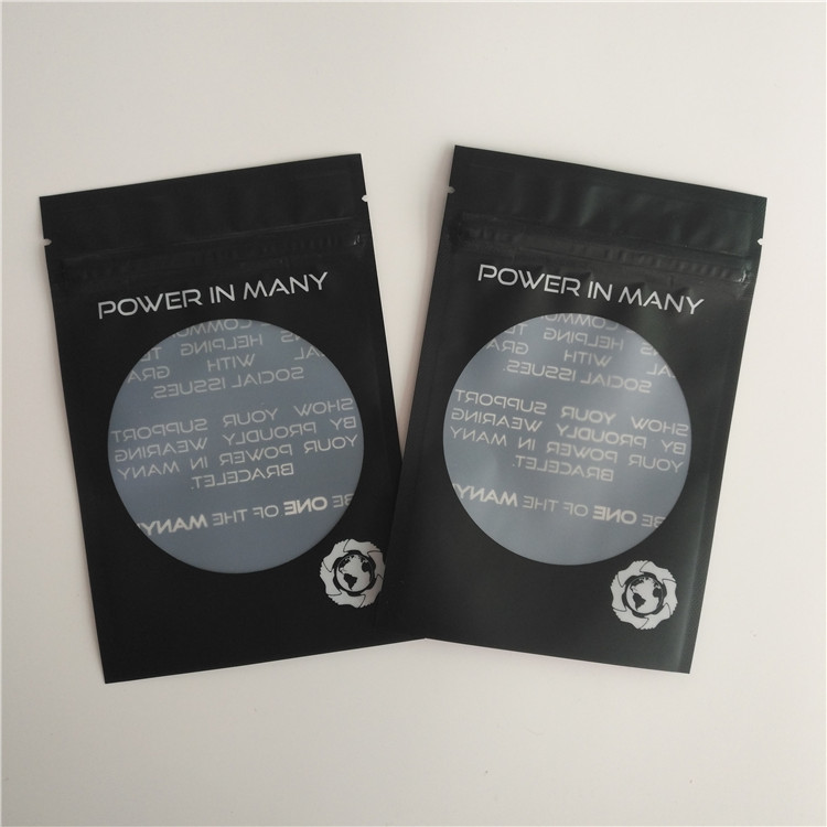 Лоснистая жара - мешки браслета серег сумки замка застежка-молнии логотипа сумок уплотнения упаковывая изготовленные на заказ