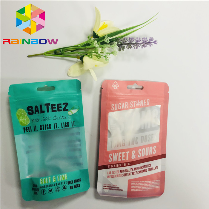 Сейф напечатал пластиковые мешки упаковывая жару - загерметизируйте изготовленное на заказ ясное прозрачное окно