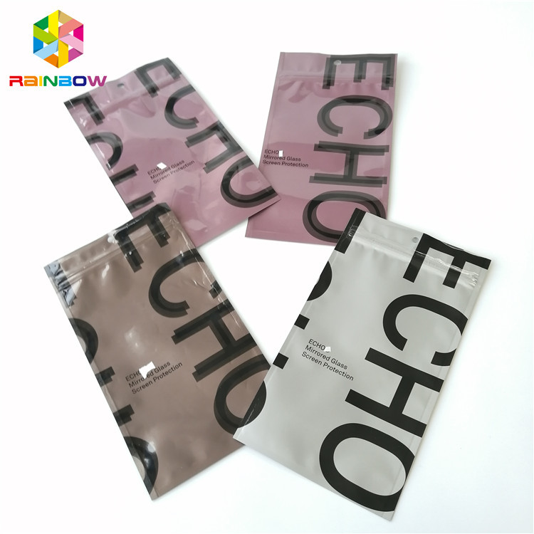 Упаковка алюминиевой фольги Зиплок кладет встали на сторону 3, который загерметизированный пластиковый пустой мешок в мешки чая