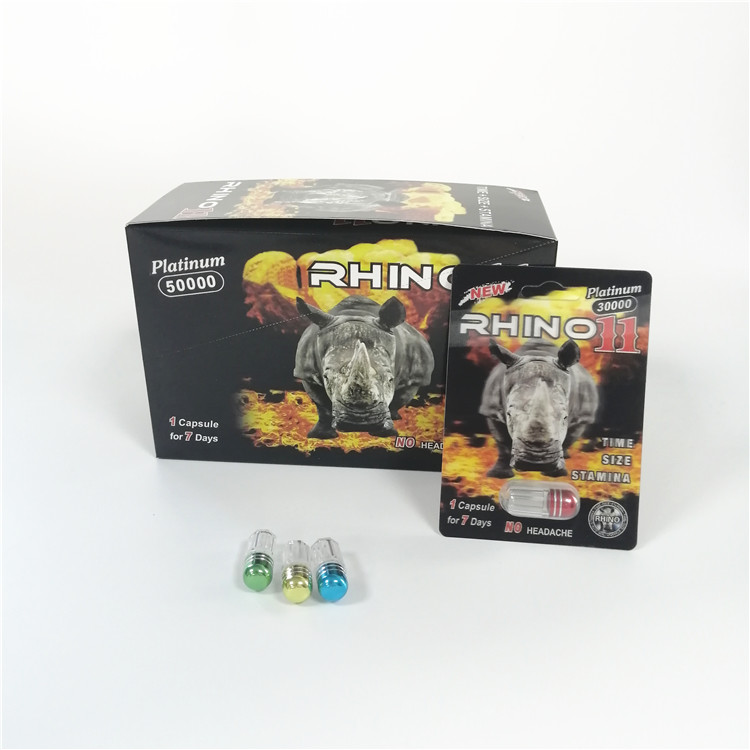 волдырь носорога 3Д пластиковый упаковывая подгонянный размер для мужских сексуальных капсул
